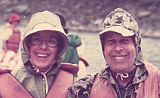 Carol and Oscar `Duh'ds' Hills on the Snake River in 1977