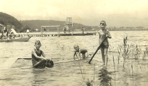 Hal, Elizabeth, and Jim in Peitaiho, circa 1928