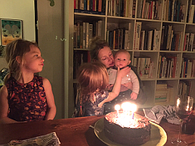 OAR Birthday Party night with daughters, February 2016